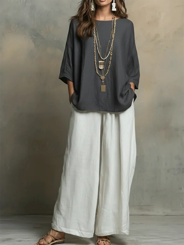BELÉN LINEN TWO PIECE SET
