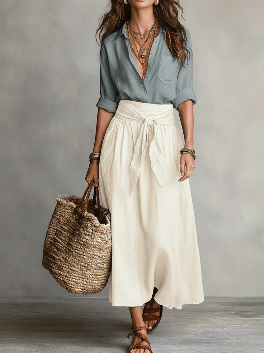 MARTINA ONE-SHOULDER MAXI DRESS