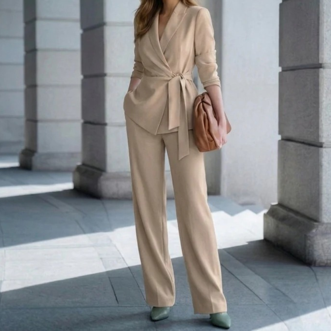 ASYA ELEGANT CASUAL TWO-PIECE SUIT