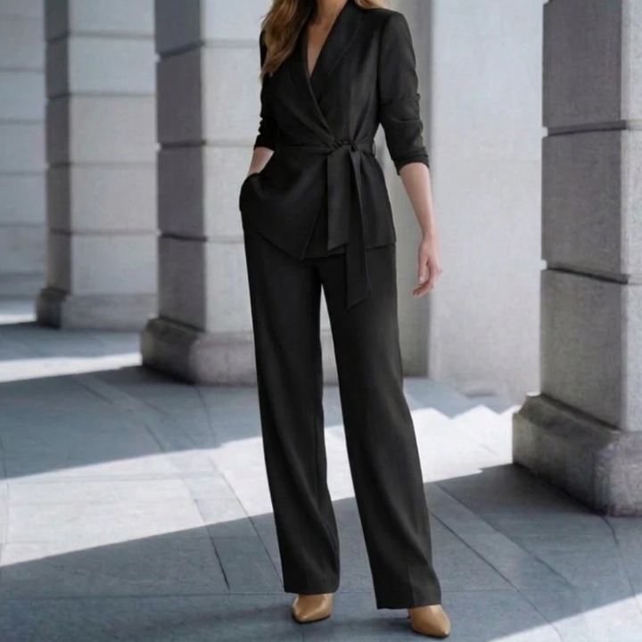 ASYA ELEGANT CASUAL TWO-PIECE SUIT