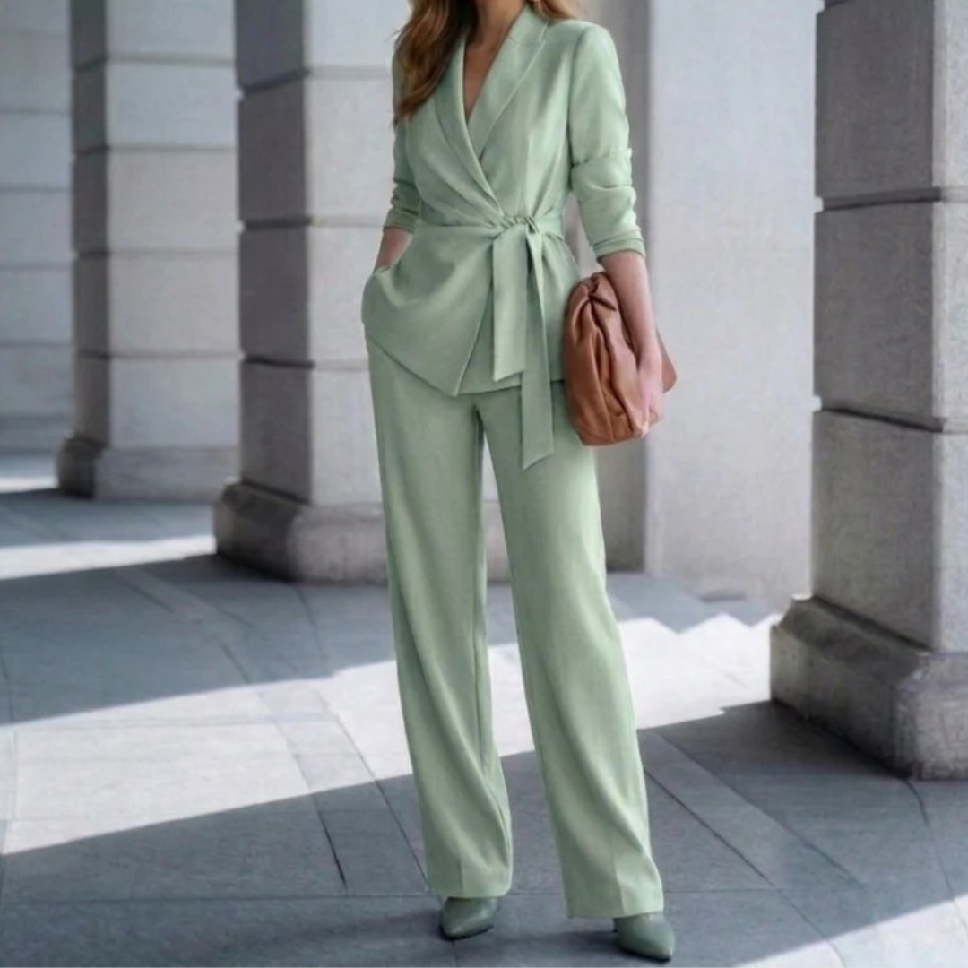 ASYA ELEGANT CASUAL TWO-PIECE SUIT