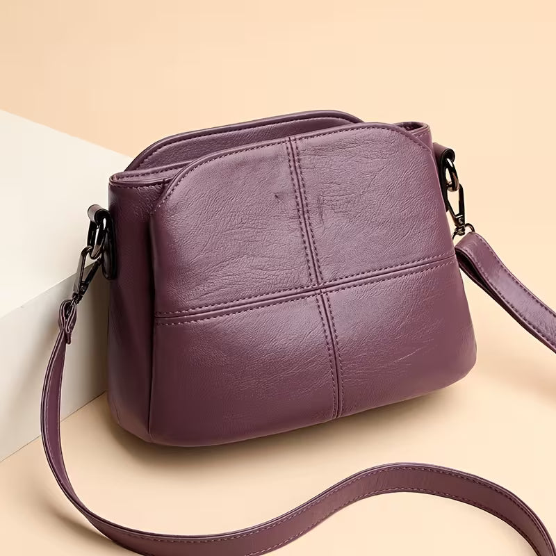 AMARI SIMPLE SOLID COLOR CROSSBAG