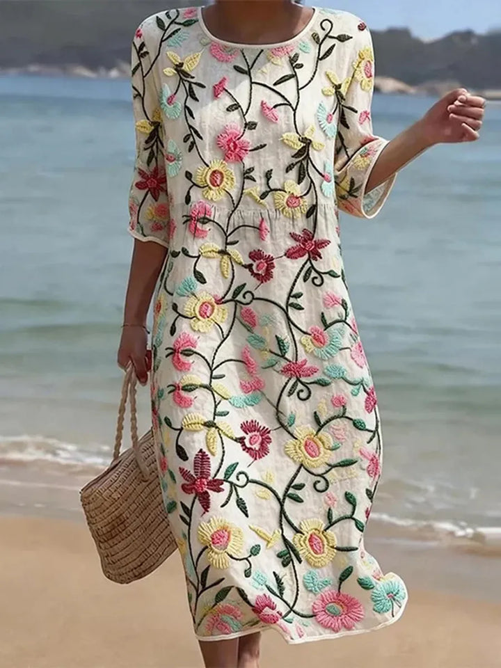 REBECCA FLORAL PATTERN DRESS