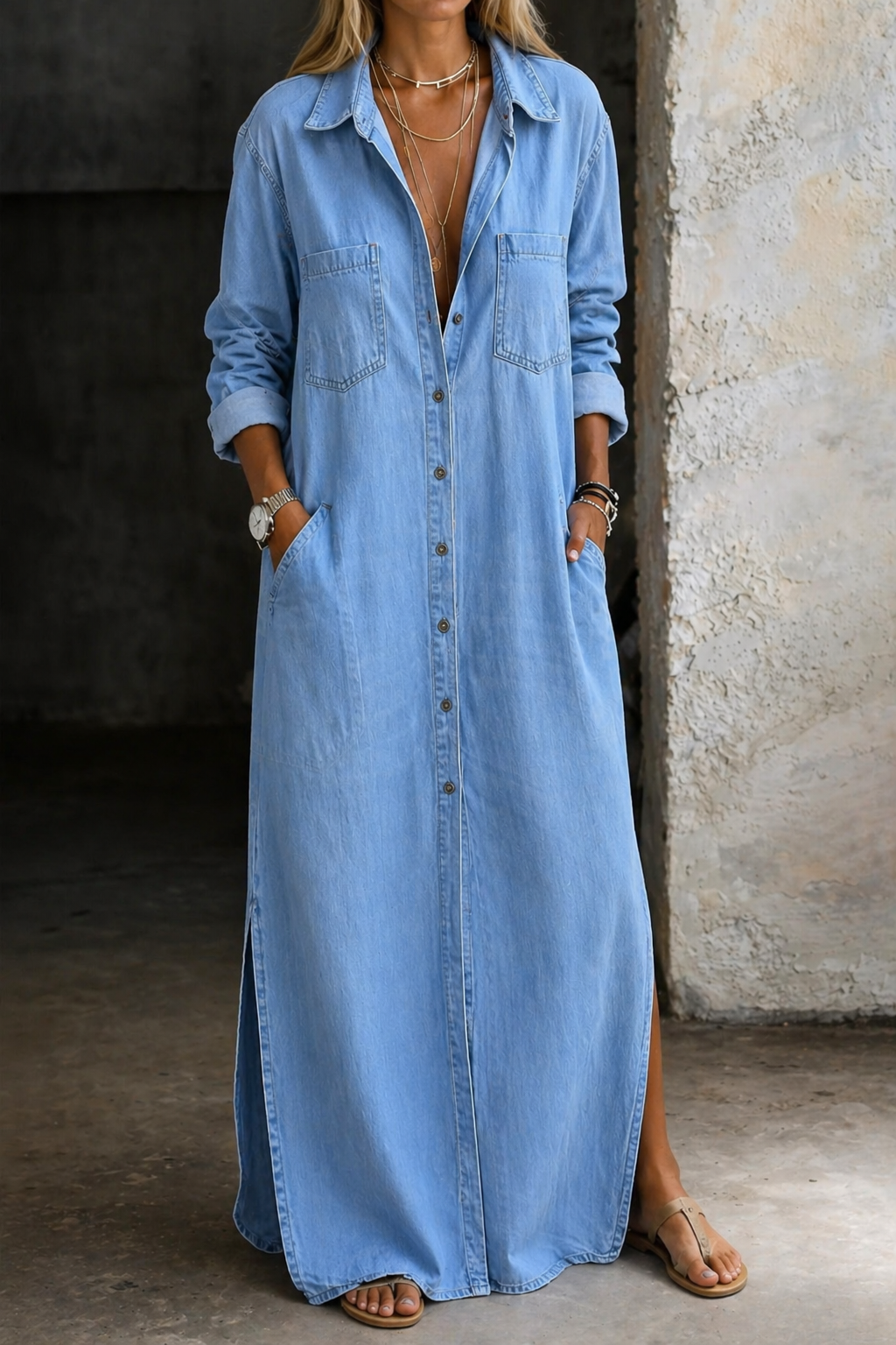 ESTELLA CLASSIC DENIM DRESS