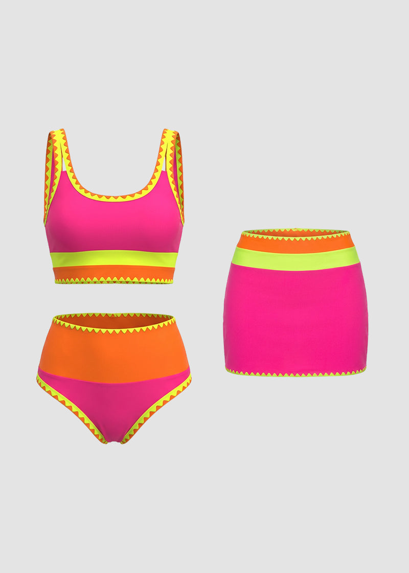 VALERIA SCULPT 3 PIECE BIKINI SET