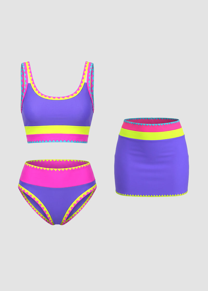 VALERIA SCULPT 3 PIECE BIKINI SET