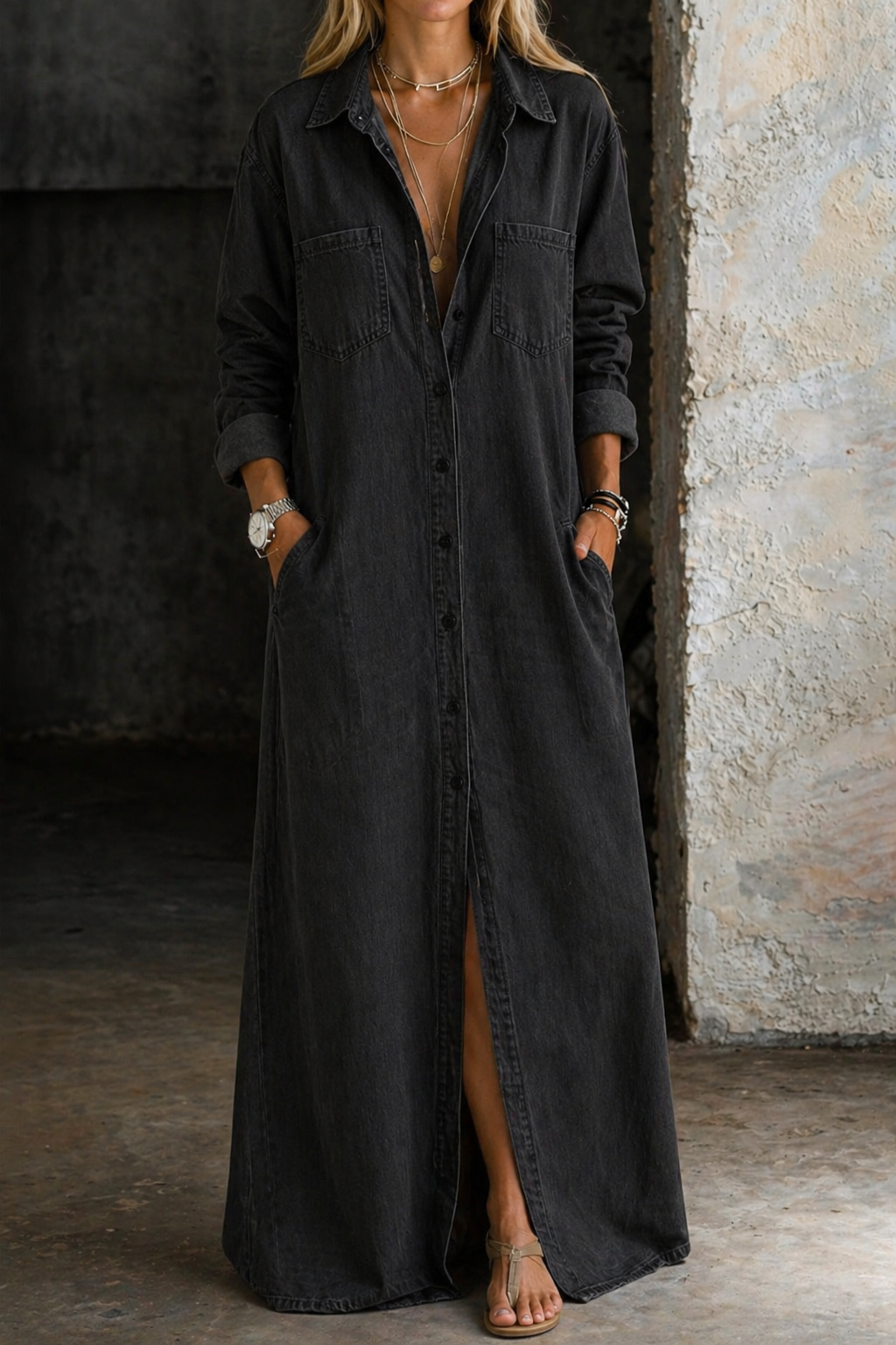 ESTELLA CLASSIC DENIM DRESS