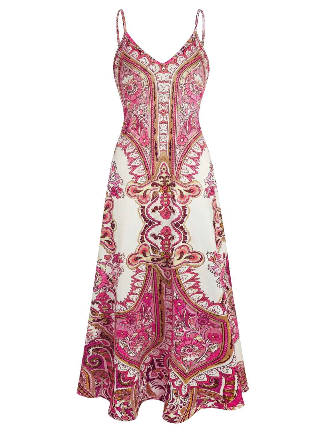 OTTILIE BOHO FLORAL SLEEVELESS DRESS