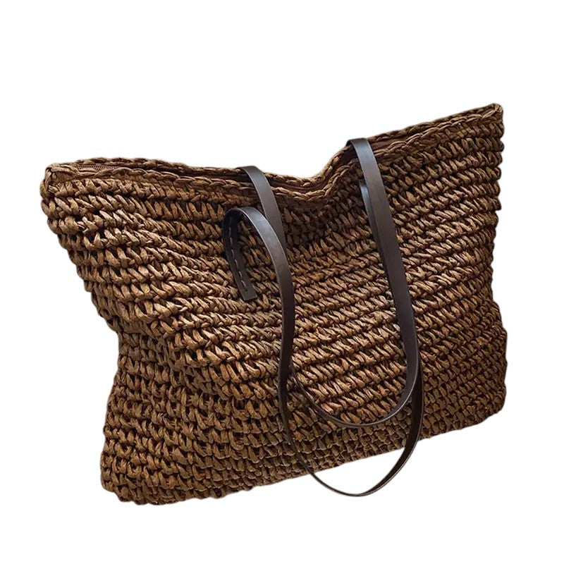 OLIVIA WOVEN TOTE BAG
