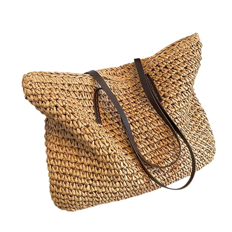 OLIVIA WOVEN TOTE BAG