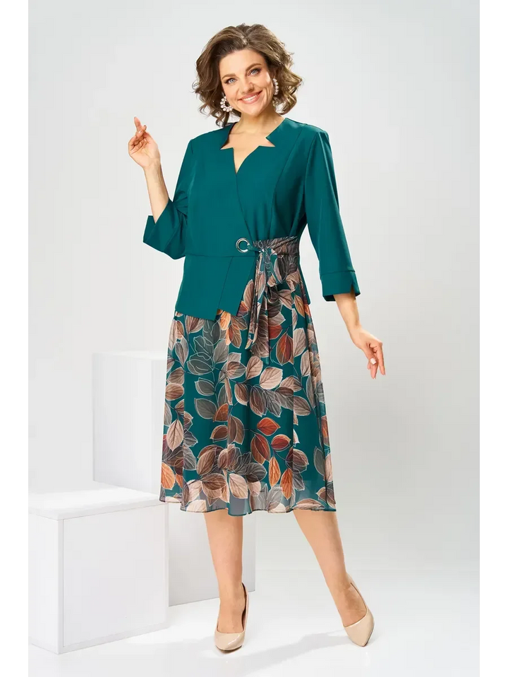 LINA Elegant Mid-Length Dress