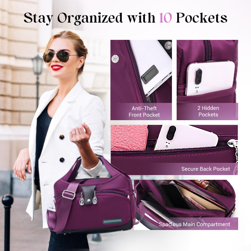 LUCIA CHIC ANTI-THEFT TOTE BAG