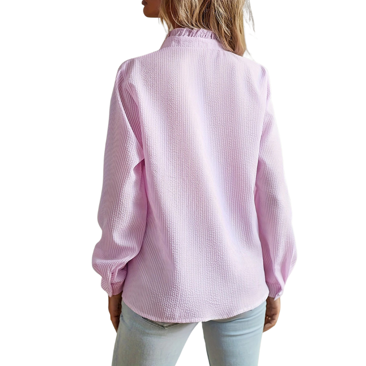 HONEY ELEGANT RUFFLE BLOUSE