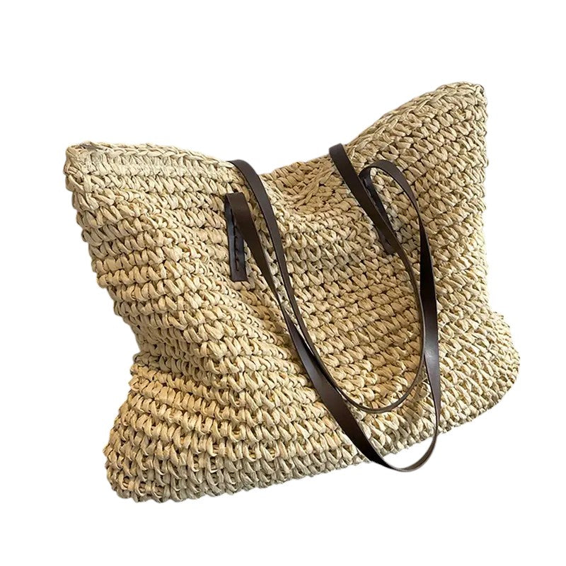 OLIVIA WOVEN TOTE BAG