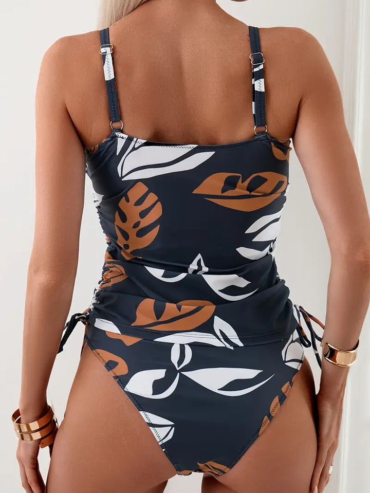 VENERE TROPICAL LEAF TANKINI SET