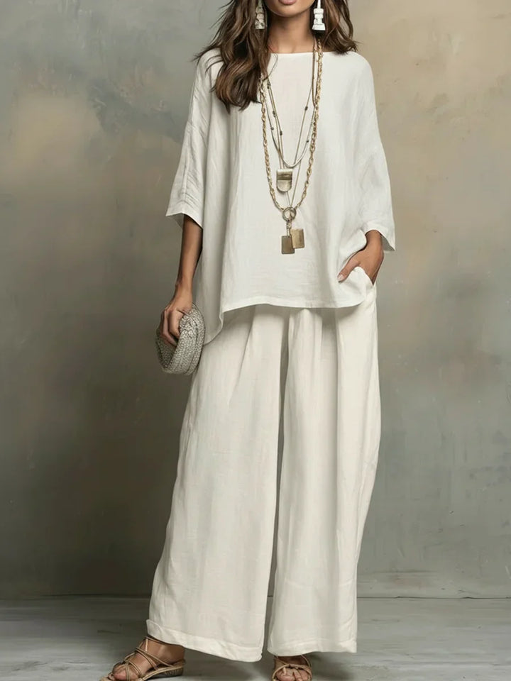BELÉN LINEN TWO PIECE SET