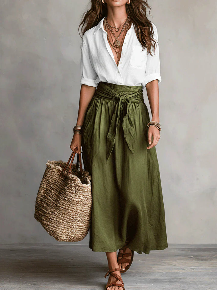 MARTINA ONE-SHOULDER MAXI DRESS