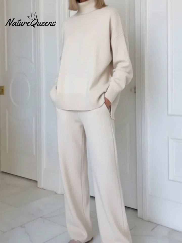 ADRIELLE HIGH-NECK TWO-PIECE SET