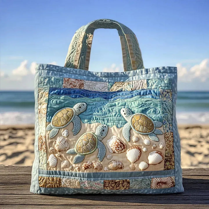 LIVIANA SEA TURTLE QUILTED BAG