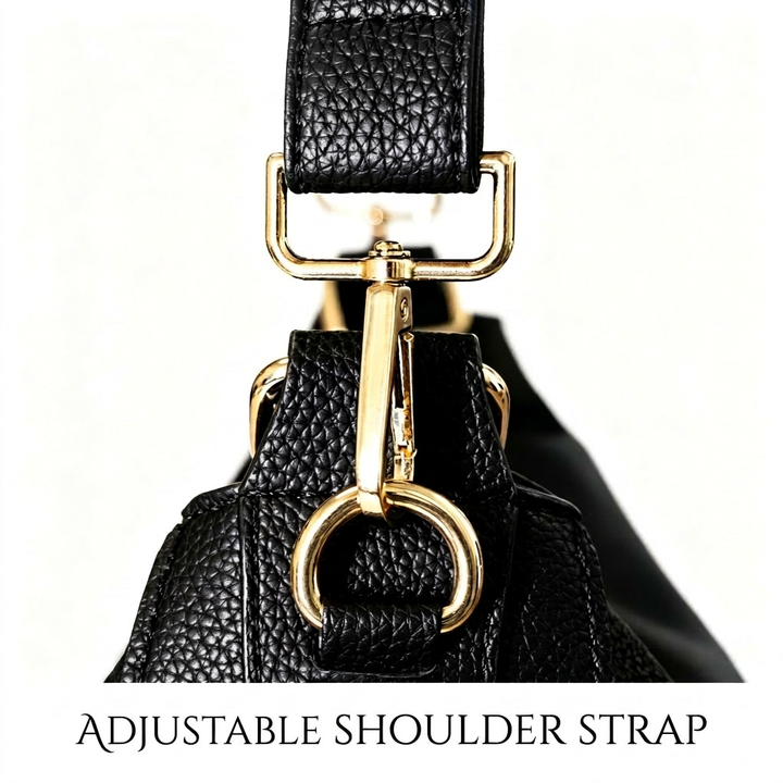 ARIELLA LUXURY LEATHER HOBO HANDBAG