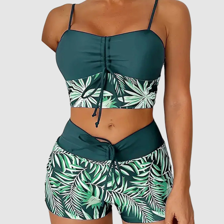 MARINA PRINTED TWO-PIECE SWIM SET