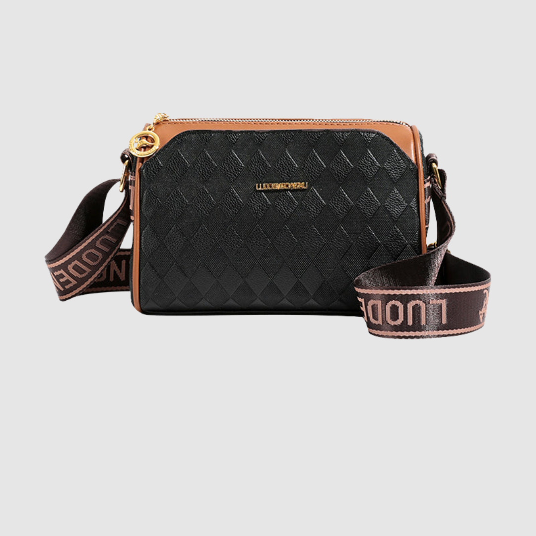 ELVIRA DIAMOND PATTERN BAG