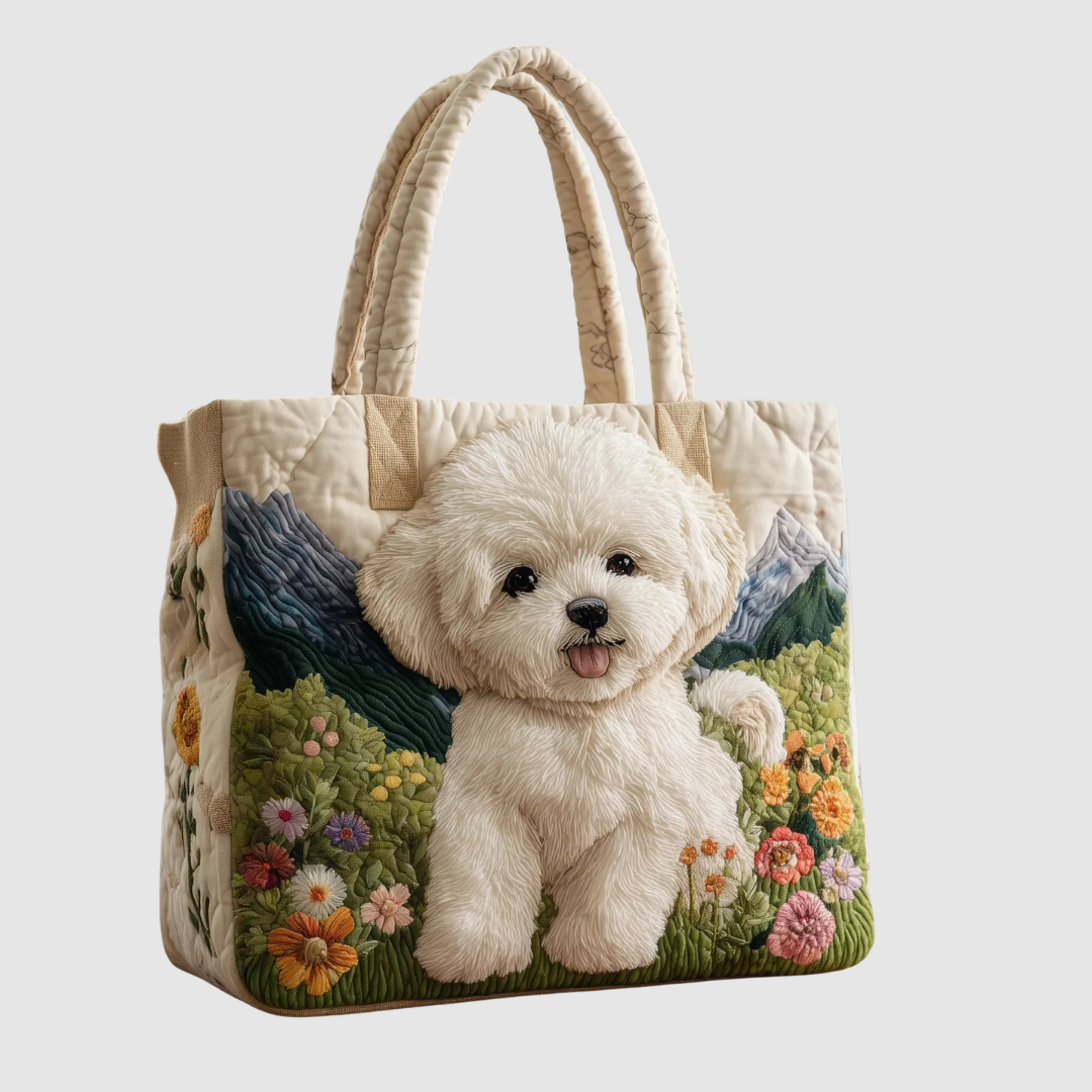 EVANGELINE ENCHANTED DOG QUILTED BAG