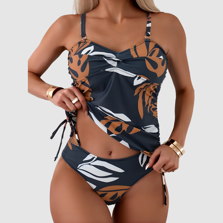 VENERE TROPICAL LEAF TANKINI SET