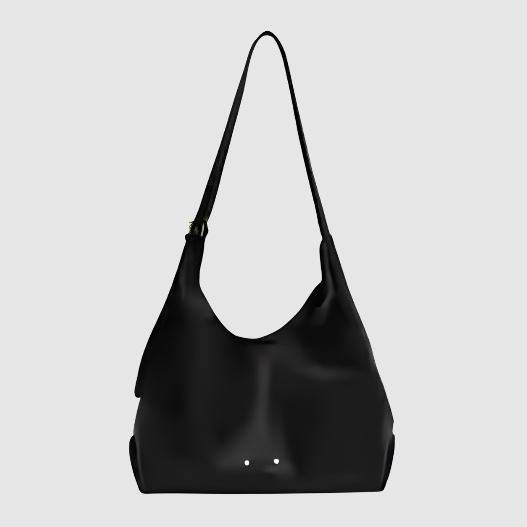 YSABELLE VINTAGE SOFT LEATHER HOBO BAG