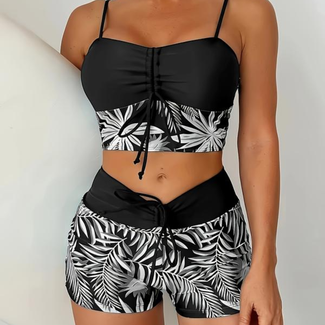 MARINA PRINTED TWO-PIECE SWIM SET
