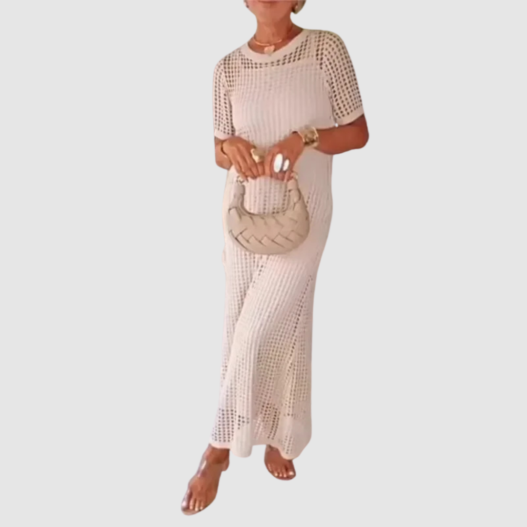 RIVELLA CROCHET OVERLAY DRESS SET