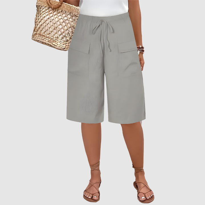 LINA ELASTIC WAIST SHORTS