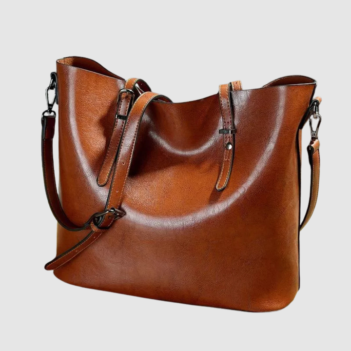 RENSKE VINTAGE LEATHER SHOULDER BAG