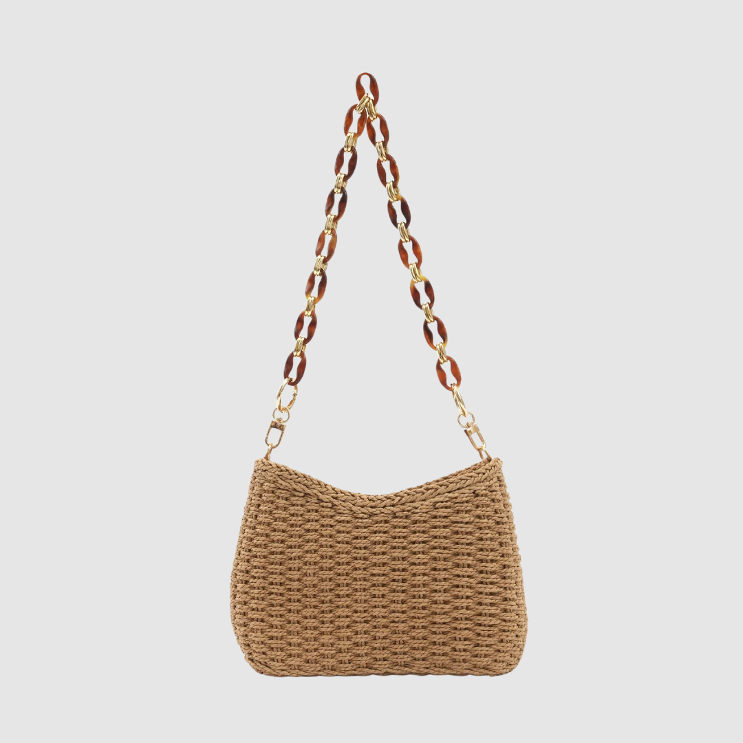CAMILLA RETRO STRAW SUMMER BAG