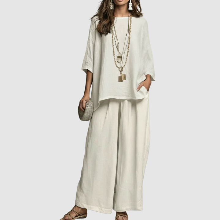 BELÉN LINEN TWO PIECE SET