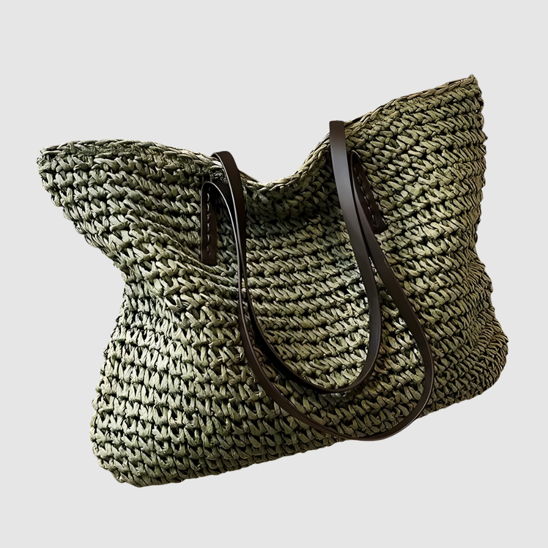 OLIVIA WOVEN TOTE BAG