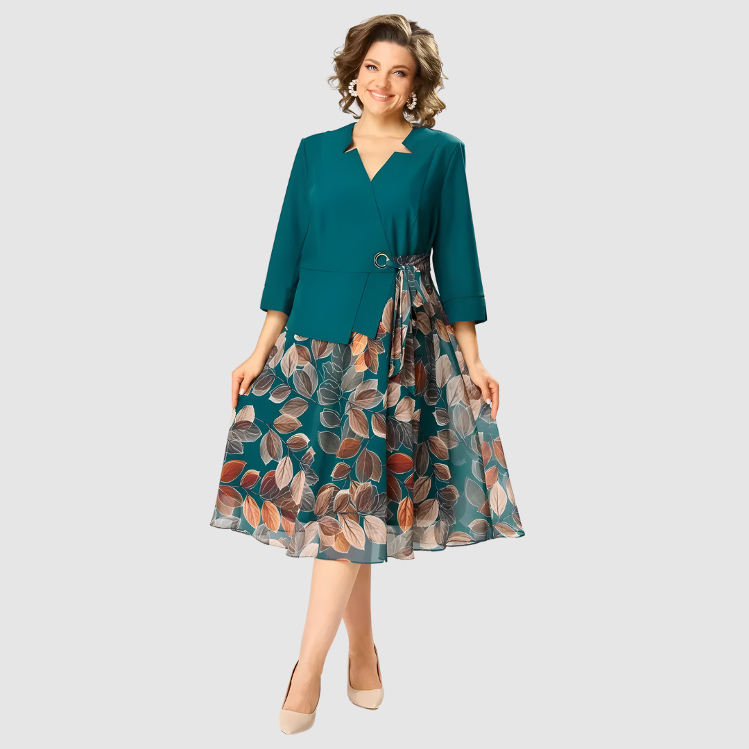 LINA Elegant Mid-Length Dress