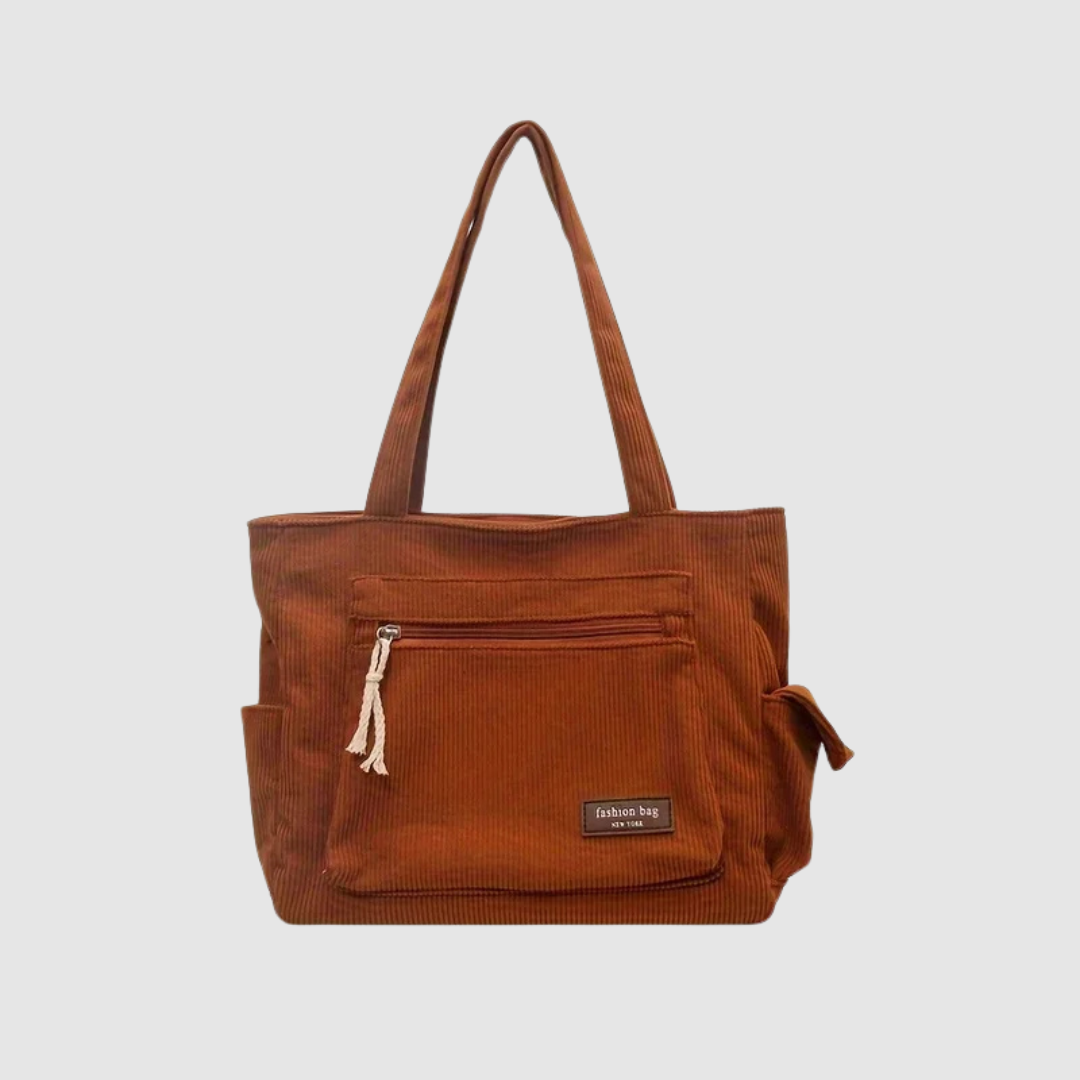 EVELYN CORDUROY SHOULDER BAG