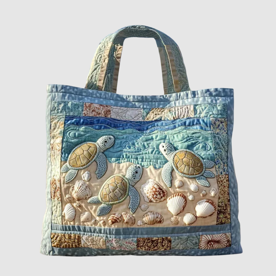 LIVIANA SEA TURTLE QUILTED BAG