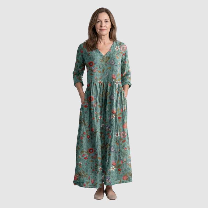 MERIANA PREMIUM FLORAL MAXI DRESS