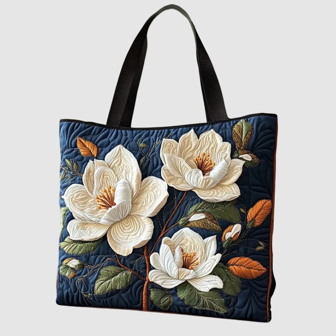 CAMILLE DELICATE MAGNOLIA QUILTED BAG