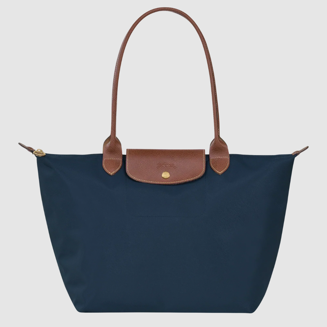 ISABELLA LARGE NAVY TOTE BAG