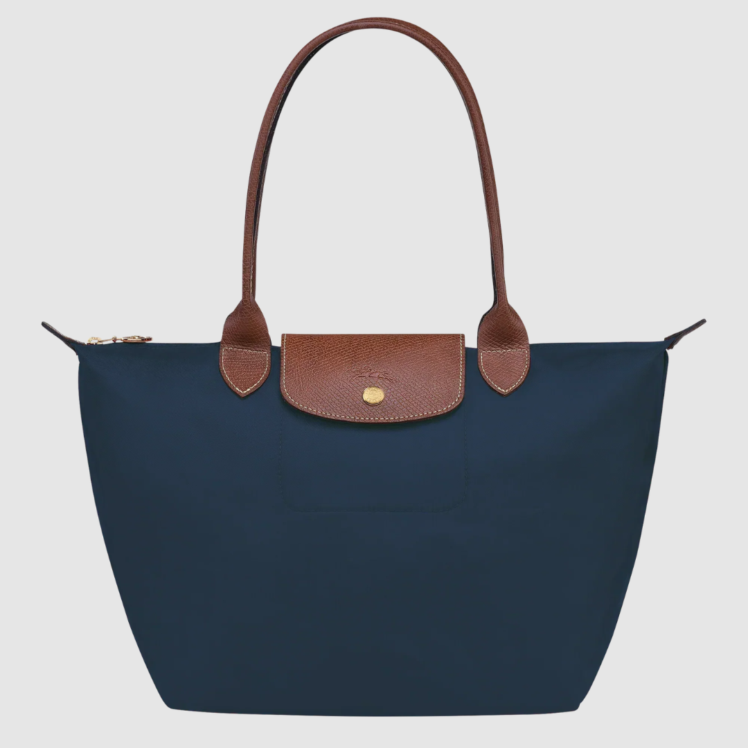 CLARA MEDIUM NAVY TOTE BAG