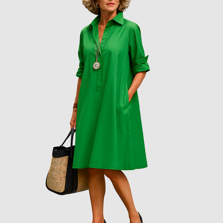 RILEY SOPHISTICATED MIDI DRESS