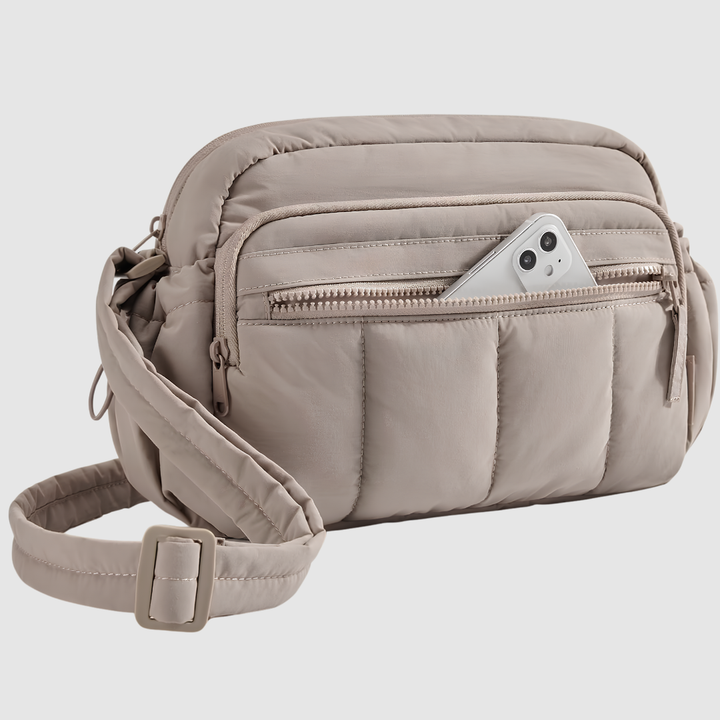 ABRIELLE ANTI-THEFT QUILTED CROSSBODY BAG