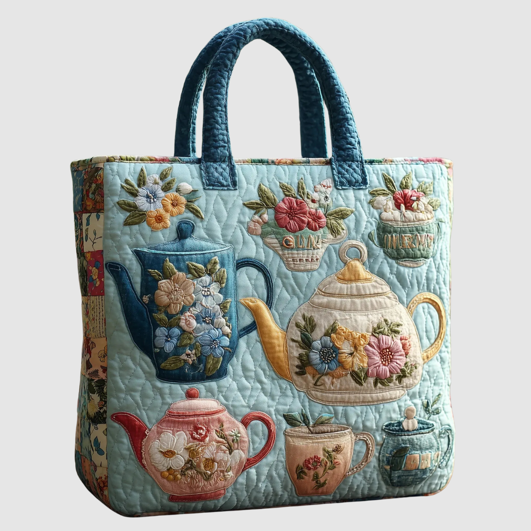 ROSALINE FLORAL PATTERN QUILTED BAG