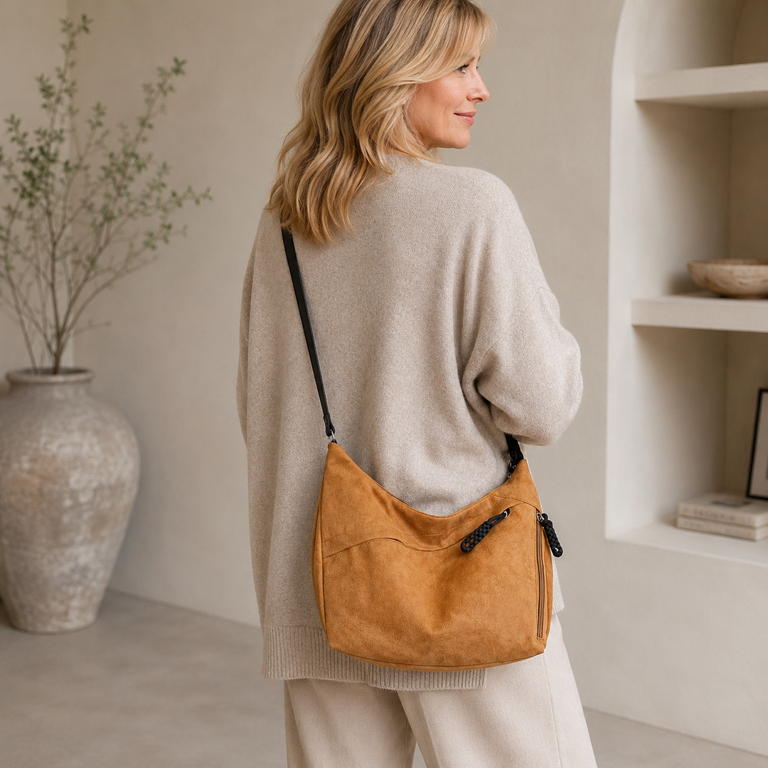 AURORA VINTAGE FABRIC CROSSBODY BAG