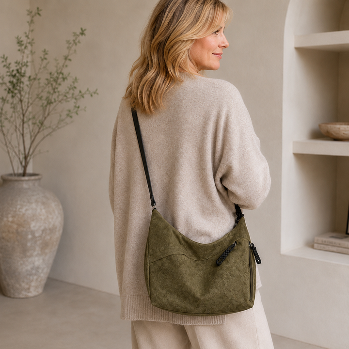 AURORA VINTAGE FABRIC CROSSBODY BAG