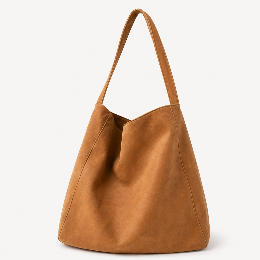 LORENZA OVERSIZED SUEDE HOBO BAG