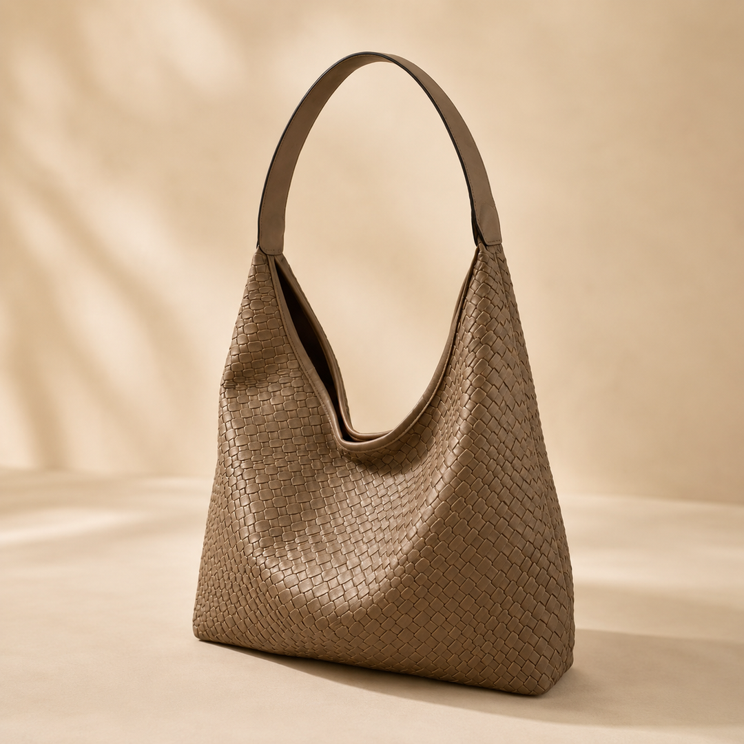 ARIANA WOVEN OVERSIZED HOBO BAG